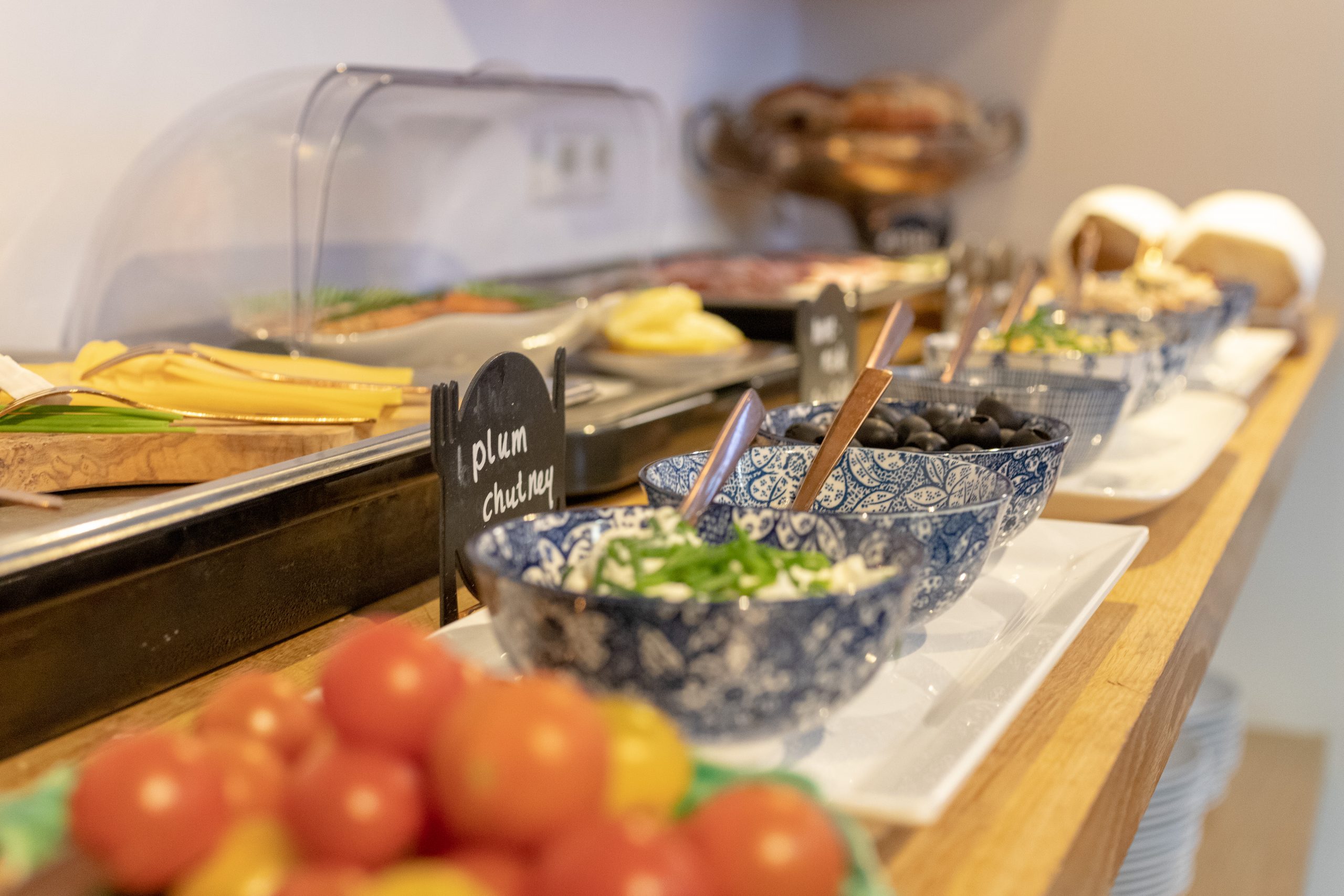 Breakfast buffet at hotel Gold and Silver