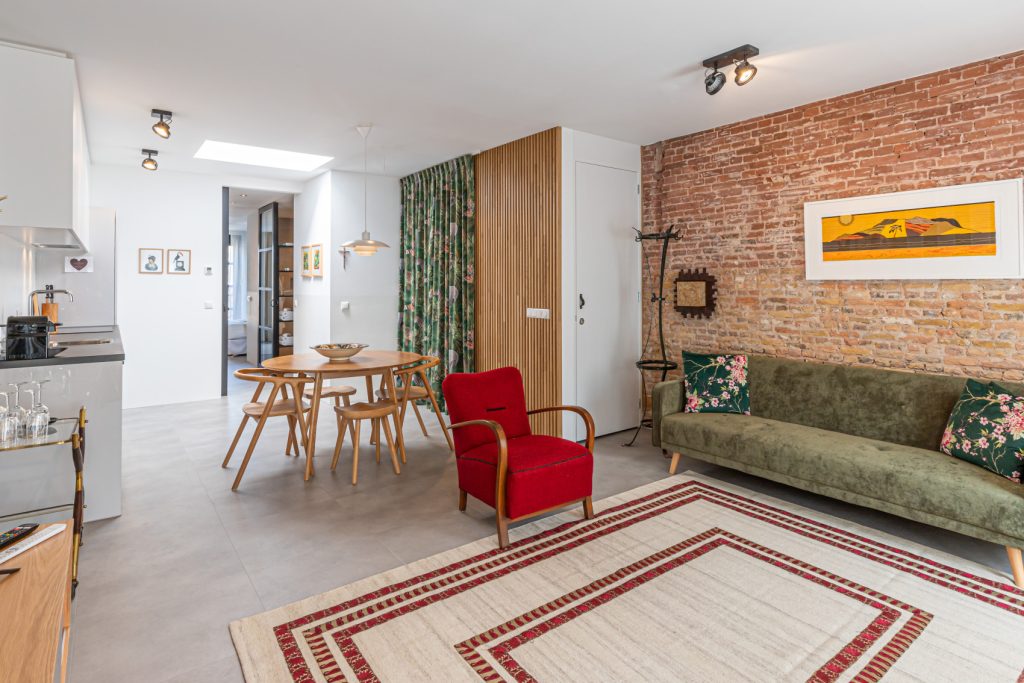 Woonruimte longstay suite 19 hotel Goud en Zilver
