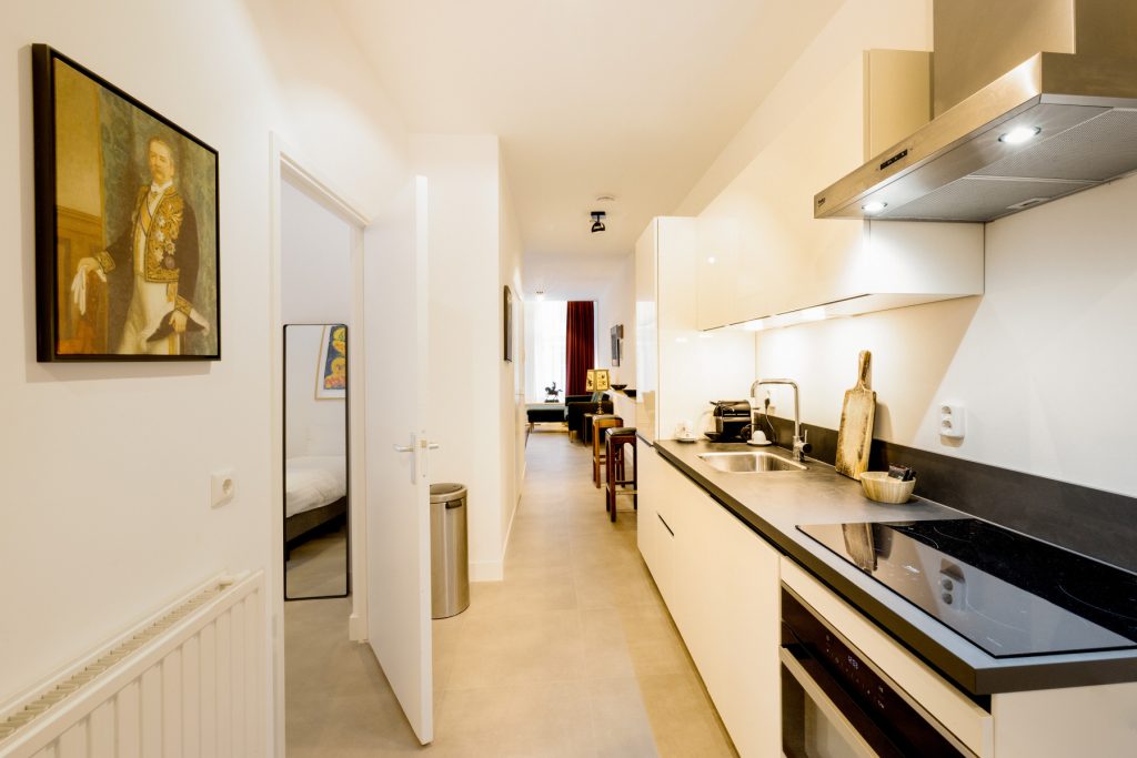 Keuken longstay suite 20 hotel Goud en Zilver