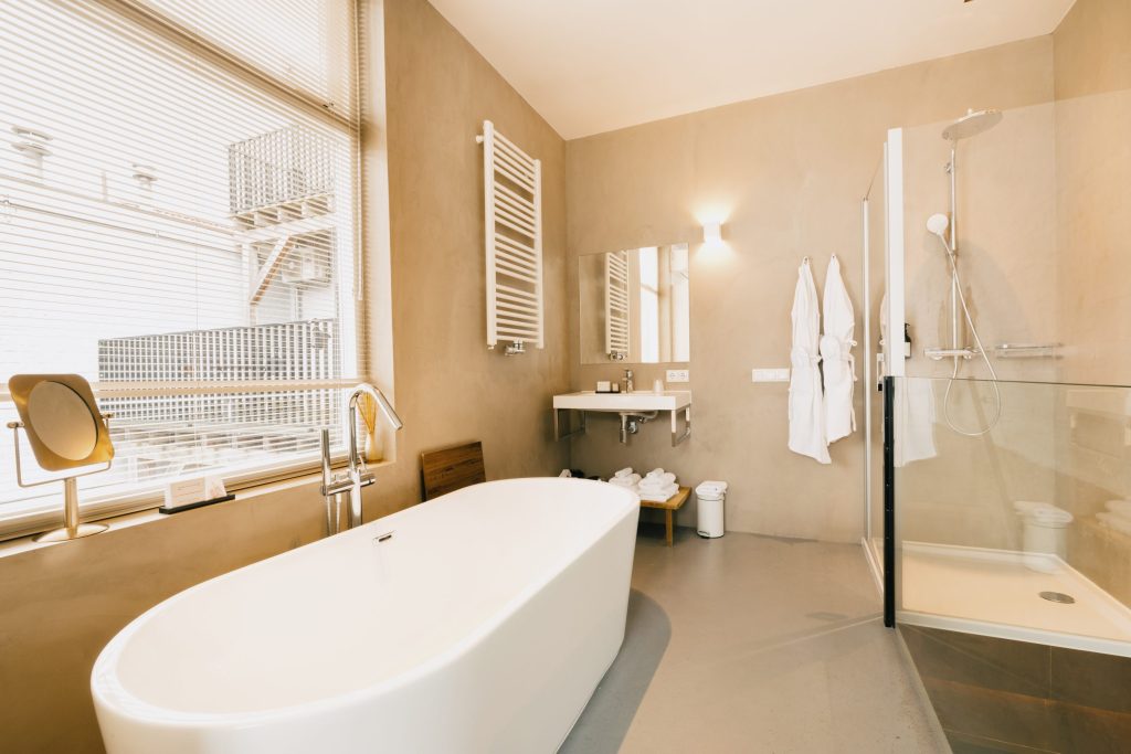 Badkamer kamer / suite 10 - penthouse - hotel Goud en Zilver